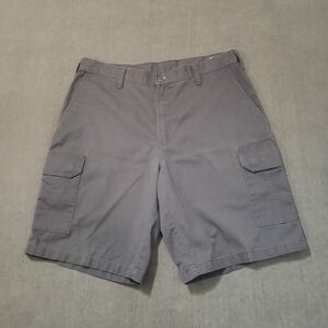 Cintas Cargo Shorts Mens Size 36 Comfort Flex Gray